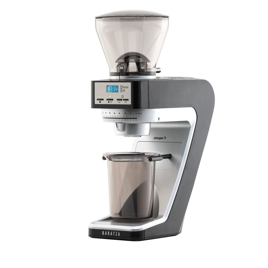 Baratza Sette 30, a gray and black espresso grinder